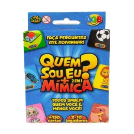 Jogo Infantil - Quem Sou Eu? + Mmica - 2 em 1