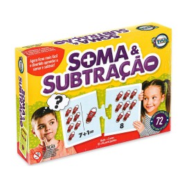 Jogo de Soma e Subtrao - com 72 Cartelas para Jogar