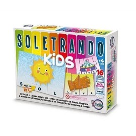 Jogo Educativo - Soletrando Kids - 70 Peas Para Montar