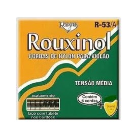 Encordoamento - Cordas de Violo - Nylon Preto - Rouxinol R-53