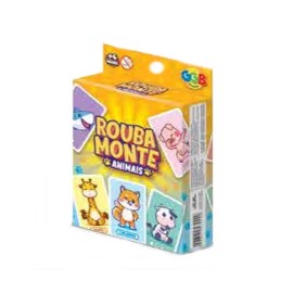 Jogo Rouba Monte - Rouba Cartas - Animais - 54 Cartas